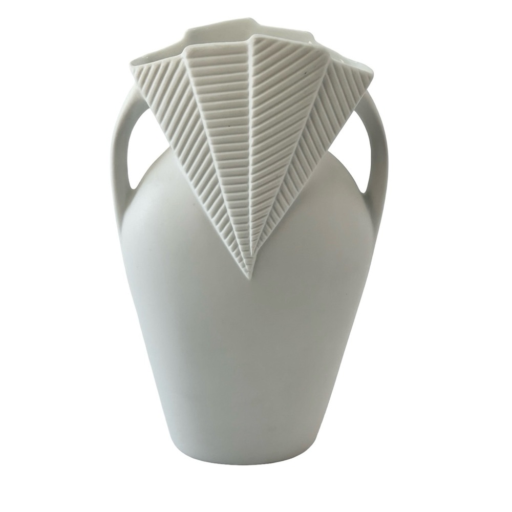 Elegant White Ceramic Vase